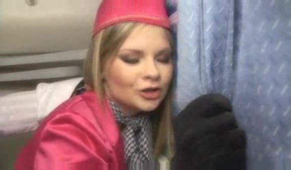Anally fucking the slutty stewardess on a plane - Sex video on Tube Wolf