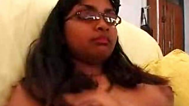 Cute Indian girl giving a blowjob