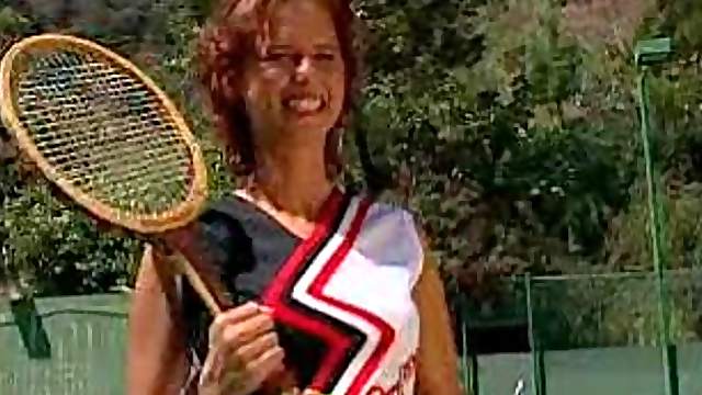 Fucked hard on the tennis court