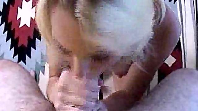 Enthusiastic BJ from a talented blonde girl